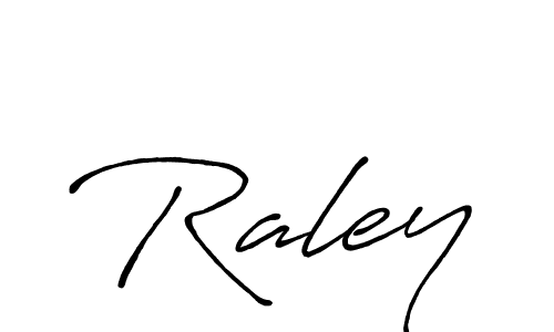 Design your own signature with our free online signature maker. With this signature software, you can create a handwritten (Antro_Vectra_Bolder) signature for name Raley. Raley signature style 7 images and pictures png