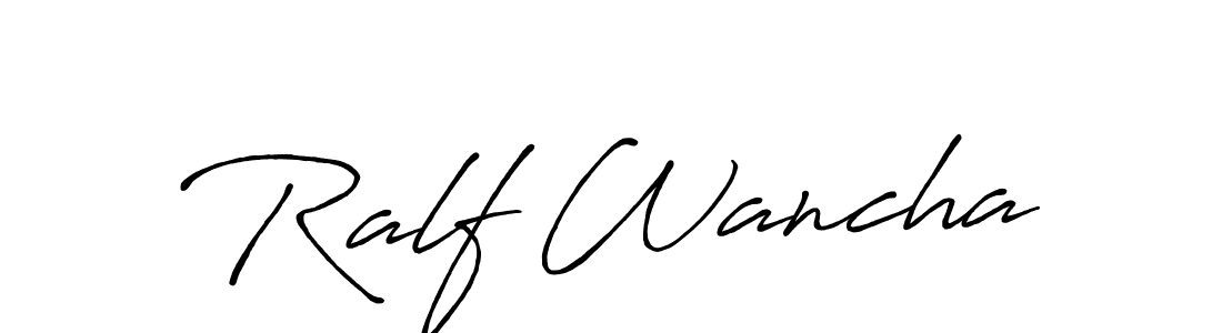 Check out images of Autograph of Ralf Wancha name. Actor Ralf Wancha Signature Style. Antro_Vectra_Bolder is a professional sign style online. Ralf Wancha signature style 7 images and pictures png