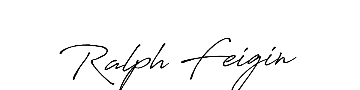 How to make Ralph Feigin name signature. Use Antro_Vectra_Bolder style for creating short signs online. This is the latest handwritten sign. Ralph Feigin signature style 7 images and pictures png