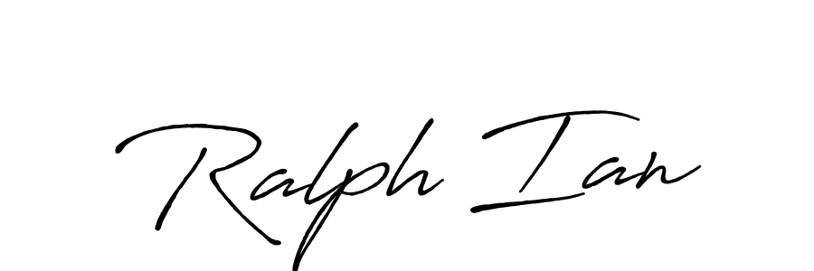 Also we have Ralph Ian name is the best signature style. Create professional handwritten signature collection using Antro_Vectra_Bolder autograph style. Ralph Ian signature style 7 images and pictures png