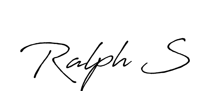 if you are searching for the best signature style for your name Ralph S. so please give up your signature search. here we have designed multiple signature styles  using Antro_Vectra_Bolder. Ralph S signature style 7 images and pictures png