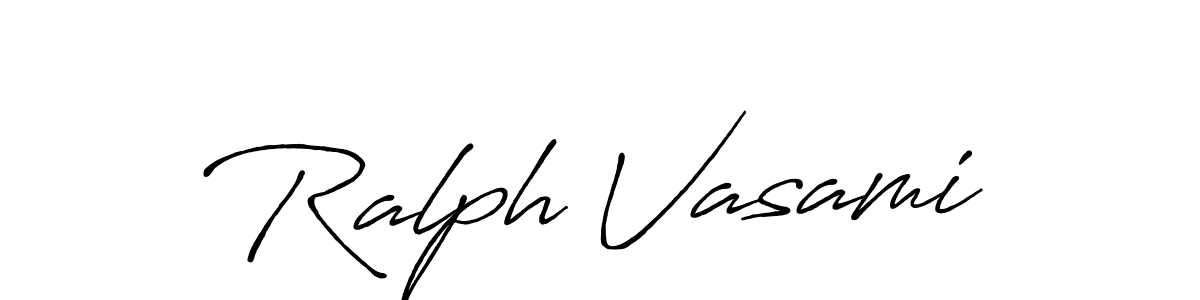 How to make Ralph Vasami signature? Antro_Vectra_Bolder is a professional autograph style. Create handwritten signature for Ralph Vasami name. Ralph Vasami signature style 7 images and pictures png