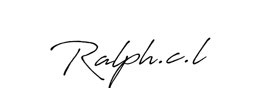 You should practise on your own different ways (Antro_Vectra_Bolder) to write your name (Ralph.c.l) in signature. don't let someone else do it for you. Ralph.c.l signature style 7 images and pictures png