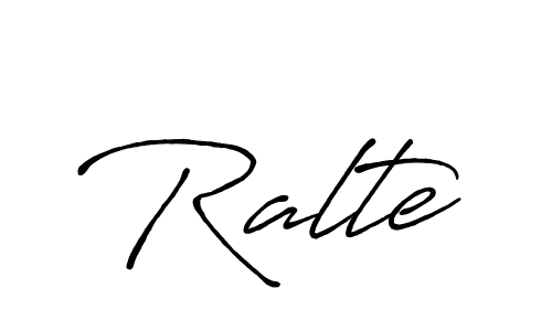 The best way (Antro_Vectra_Bolder) to make a short signature is to pick only two or three words in your name. The name Ralte include a total of six letters. For converting this name. Ralte signature style 7 images and pictures png