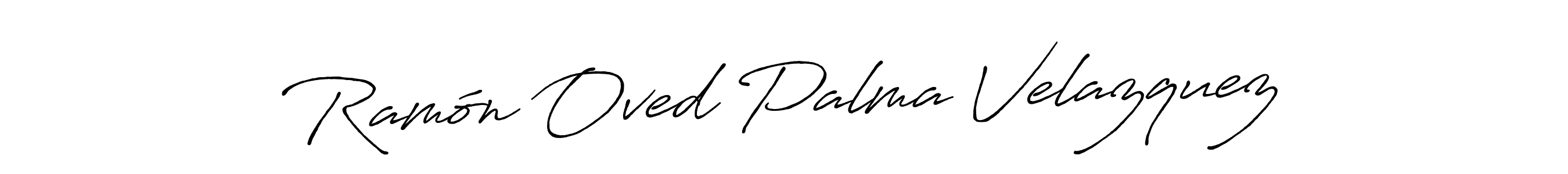 Ramón Oved Palma Velazquez stylish signature style. Best Handwritten Sign (Antro_Vectra_Bolder) for my name. Handwritten Signature Collection Ideas for my name Ramón Oved Palma Velazquez. Ramón Oved Palma Velazquez signature style 7 images and pictures png