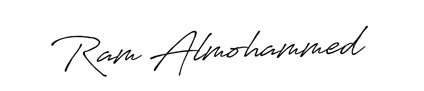 The best way (Antro_Vectra_Bolder) to make a short signature is to pick only two or three words in your name. The name Ram Almohammed include a total of six letters. For converting this name. Ram Almohammed signature style 7 images and pictures png