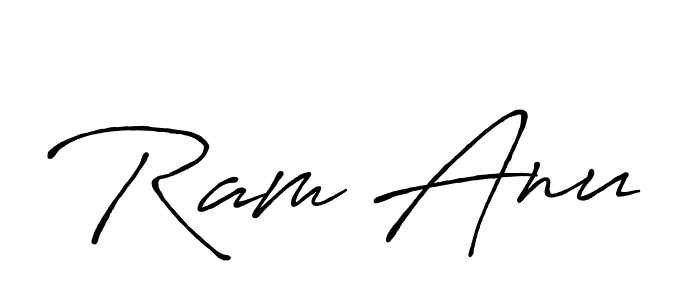 The best way (Antro_Vectra_Bolder) to make a short signature is to pick only two or three words in your name. The name Ram Anu include a total of six letters. For converting this name. Ram Anu signature style 7 images and pictures png