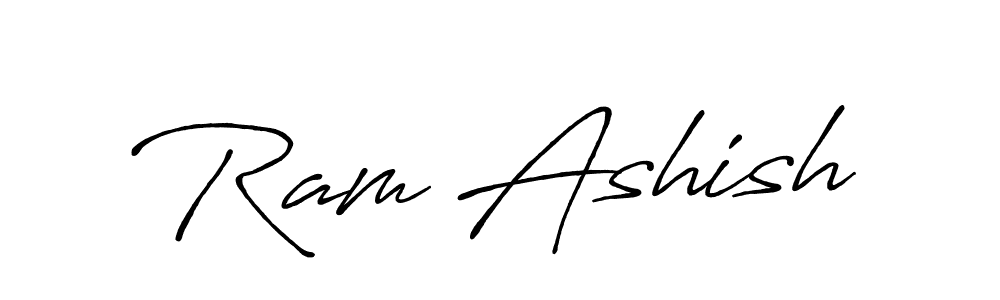 Make a short Ram Ashish signature style. Manage your documents anywhere anytime using Antro_Vectra_Bolder. Create and add eSignatures, submit forms, share and send files easily. Ram Ashish signature style 7 images and pictures png