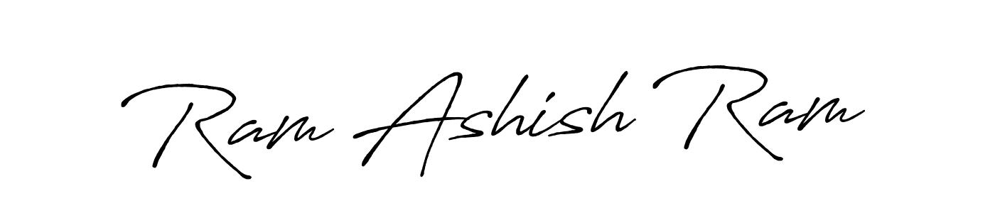 It looks lik you need a new signature style for name Ram Ashish Ram. Design unique handwritten (Antro_Vectra_Bolder) signature with our free signature maker in just a few clicks. Ram Ashish Ram signature style 7 images and pictures png