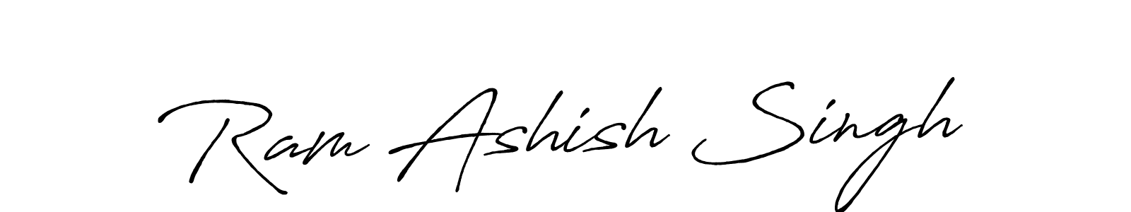 Also we have Ram Ashish Singh name is the best signature style. Create professional handwritten signature collection using Antro_Vectra_Bolder autograph style. Ram Ashish Singh signature style 7 images and pictures png