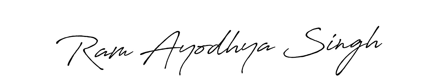 Make a short Ram Ayodhya Singh signature style. Manage your documents anywhere anytime using Antro_Vectra_Bolder. Create and add eSignatures, submit forms, share and send files easily. Ram Ayodhya Singh signature style 7 images and pictures png