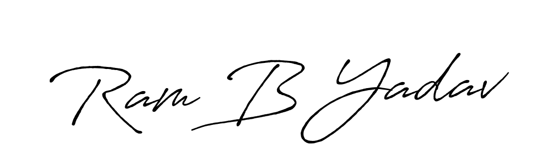 Make a short Ram B Yadav signature style. Manage your documents anywhere anytime using Antro_Vectra_Bolder. Create and add eSignatures, submit forms, share and send files easily. Ram B Yadav signature style 7 images and pictures png