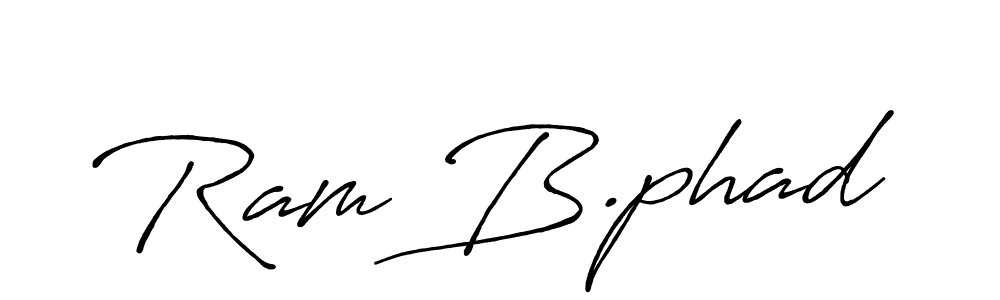 The best way (Antro_Vectra_Bolder) to make a short signature is to pick only two or three words in your name. The name Ram B.phad include a total of six letters. For converting this name. Ram B.phad signature style 7 images and pictures png