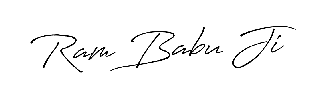 The best way (Antro_Vectra_Bolder) to make a short signature is to pick only two or three words in your name. The name Ram Babu Ji include a total of six letters. For converting this name. Ram Babu Ji signature style 7 images and pictures png