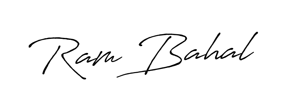 How to make Ram Bahal signature? Antro_Vectra_Bolder is a professional autograph style. Create handwritten signature for Ram Bahal name. Ram Bahal signature style 7 images and pictures png
