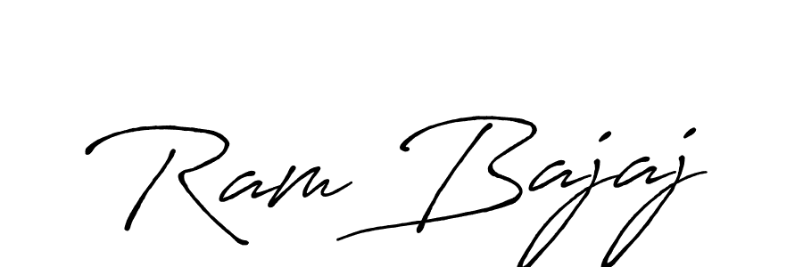 Design your own signature with our free online signature maker. With this signature software, you can create a handwritten (Antro_Vectra_Bolder) signature for name Ram Bajaj. Ram Bajaj signature style 7 images and pictures png