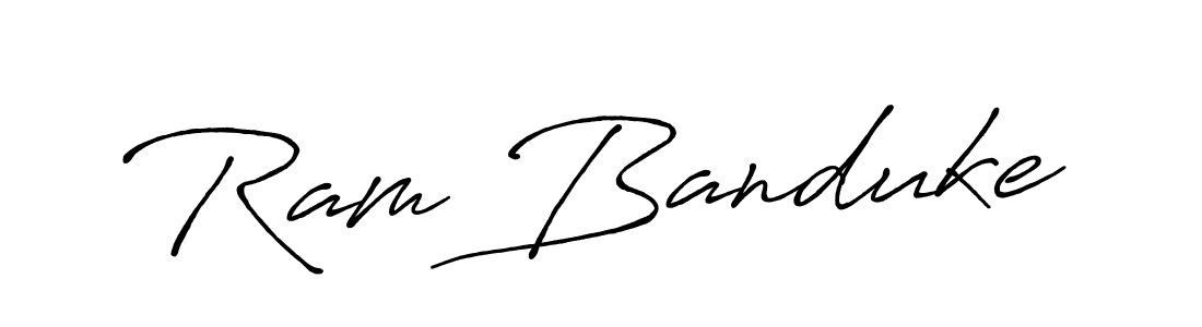 Make a beautiful signature design for name Ram Banduke. Use this online signature maker to create a handwritten signature for free. Ram Banduke signature style 7 images and pictures png