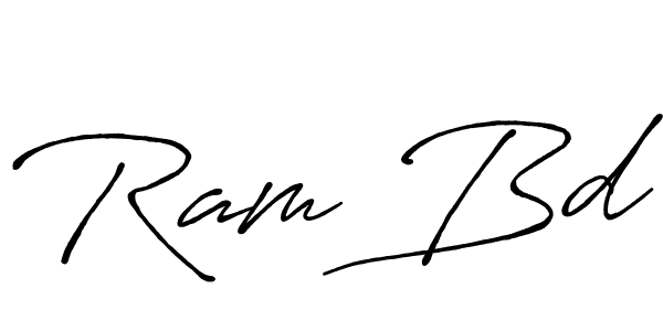 Similarly Antro_Vectra_Bolder is the best handwritten signature design. Signature creator online .You can use it as an online autograph creator for name Ram Bd. Ram Bd signature style 7 images and pictures png