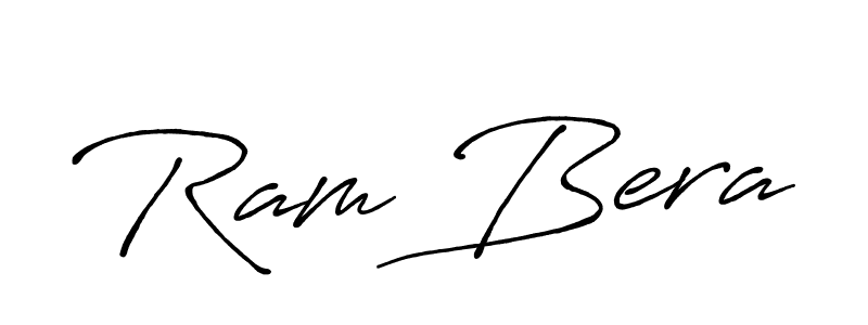 Design your own signature with our free online signature maker. With this signature software, you can create a handwritten (Antro_Vectra_Bolder) signature for name Ram Bera. Ram Bera signature style 7 images and pictures png