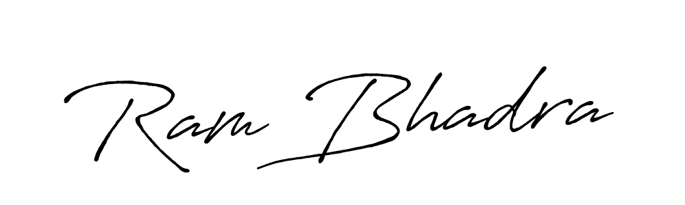 Also You can easily find your signature by using the search form. We will create Ram Bhadra name handwritten signature images for you free of cost using Antro_Vectra_Bolder sign style. Ram Bhadra signature style 7 images and pictures png