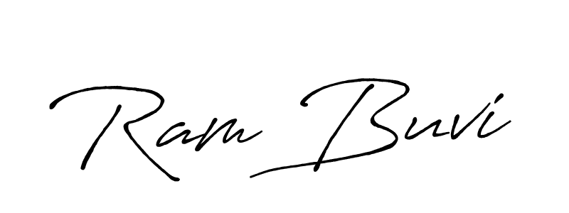 Ram Buvi stylish signature style. Best Handwritten Sign (Antro_Vectra_Bolder) for my name. Handwritten Signature Collection Ideas for my name Ram Buvi. Ram Buvi signature style 7 images and pictures png