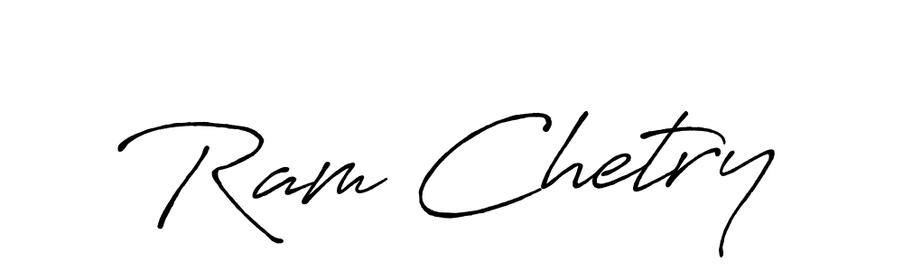 Use a signature maker to create a handwritten signature online. With this signature software, you can design (Antro_Vectra_Bolder) your own signature for name Ram Chetry. Ram Chetry signature style 7 images and pictures png