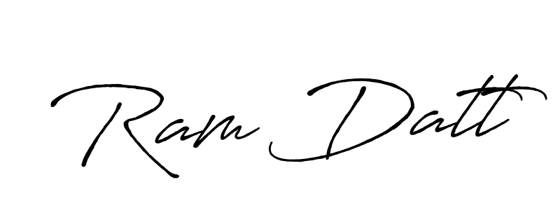 The best way (Antro_Vectra_Bolder) to make a short signature is to pick only two or three words in your name. The name Ram Datt include a total of six letters. For converting this name. Ram Datt signature style 7 images and pictures png