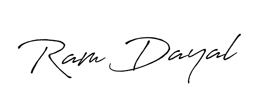 Create a beautiful signature design for name Ram Dayal. With this signature (Antro_Vectra_Bolder) fonts, you can make a handwritten signature for free. Ram Dayal signature style 7 images and pictures png