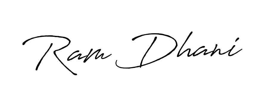 Design your own signature with our free online signature maker. With this signature software, you can create a handwritten (Antro_Vectra_Bolder) signature for name Ram Dhani. Ram Dhani signature style 7 images and pictures png