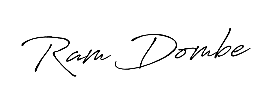 Ram Dombe stylish signature style. Best Handwritten Sign (Antro_Vectra_Bolder) for my name. Handwritten Signature Collection Ideas for my name Ram Dombe. Ram Dombe signature style 7 images and pictures png