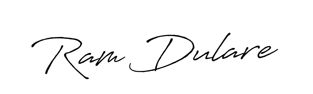 Use a signature maker to create a handwritten signature online. With this signature software, you can design (Antro_Vectra_Bolder) your own signature for name Ram Dulare. Ram Dulare signature style 7 images and pictures png