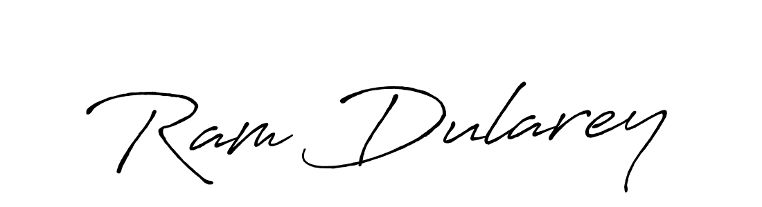 Antro_Vectra_Bolder is a professional signature style that is perfect for those who want to add a touch of class to their signature. It is also a great choice for those who want to make their signature more unique. Get Ram Dularey name to fancy signature for free. Ram Dularey signature style 7 images and pictures png