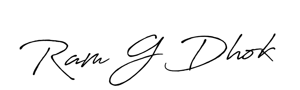 The best way (Antro_Vectra_Bolder) to make a short signature is to pick only two or three words in your name. The name Ram G Dhok include a total of six letters. For converting this name. Ram G Dhok signature style 7 images and pictures png