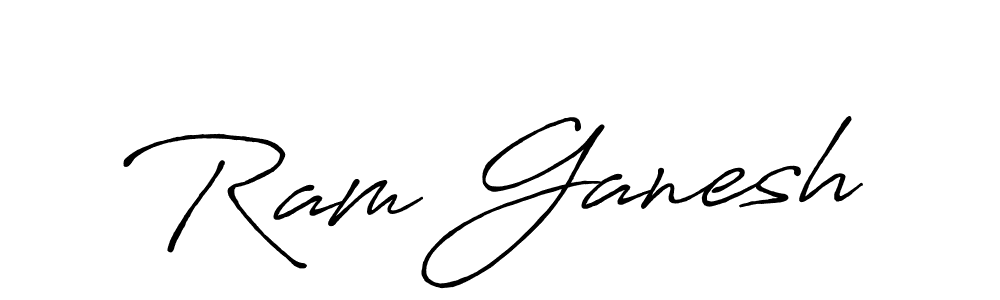 Also we have Ram Ganesh name is the best signature style. Create professional handwritten signature collection using Antro_Vectra_Bolder autograph style. Ram Ganesh signature style 7 images and pictures png