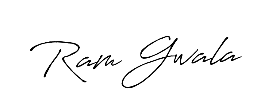 Ram Gwala stylish signature style. Best Handwritten Sign (Antro_Vectra_Bolder) for my name. Handwritten Signature Collection Ideas for my name Ram Gwala. Ram Gwala signature style 7 images and pictures png