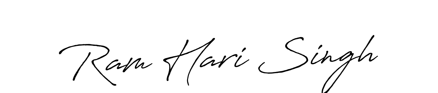 Once you've used our free online signature maker to create your best signature Antro_Vectra_Bolder style, it's time to enjoy all of the benefits that Ram Hari Singh name signing documents. Ram Hari Singh signature style 7 images and pictures png