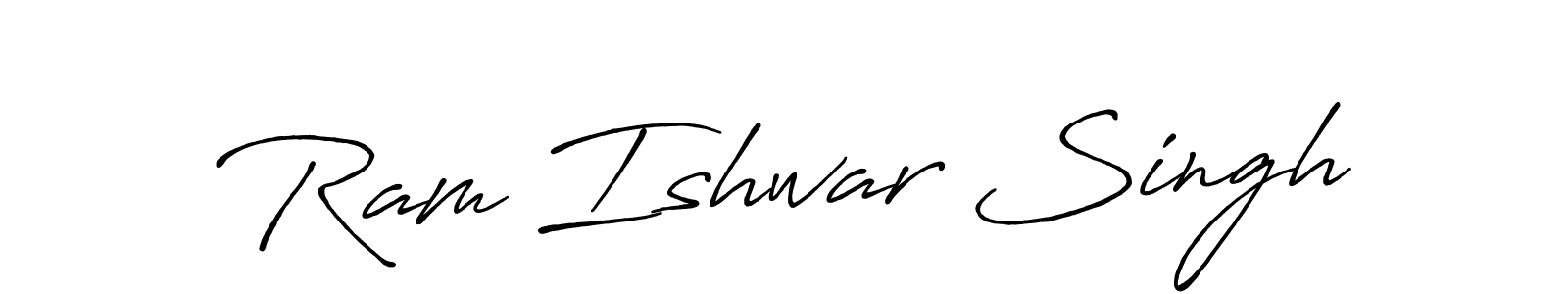 How to Draw Ram Ishwar Singh signature style? Antro_Vectra_Bolder is a latest design signature styles for name Ram Ishwar Singh. Ram Ishwar Singh signature style 7 images and pictures png
