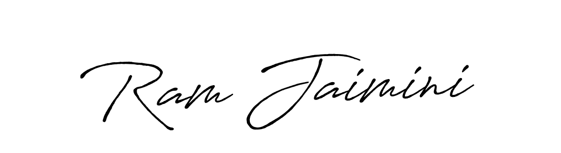 Ram Jaimini stylish signature style. Best Handwritten Sign (Antro_Vectra_Bolder) for my name. Handwritten Signature Collection Ideas for my name Ram Jaimini. Ram Jaimini signature style 7 images and pictures png