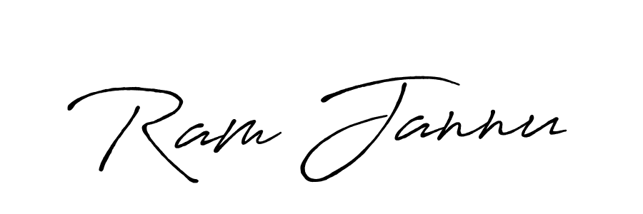 You should practise on your own different ways (Antro_Vectra_Bolder) to write your name (Ram Jannu) in signature. don't let someone else do it for you. Ram Jannu signature style 7 images and pictures png
