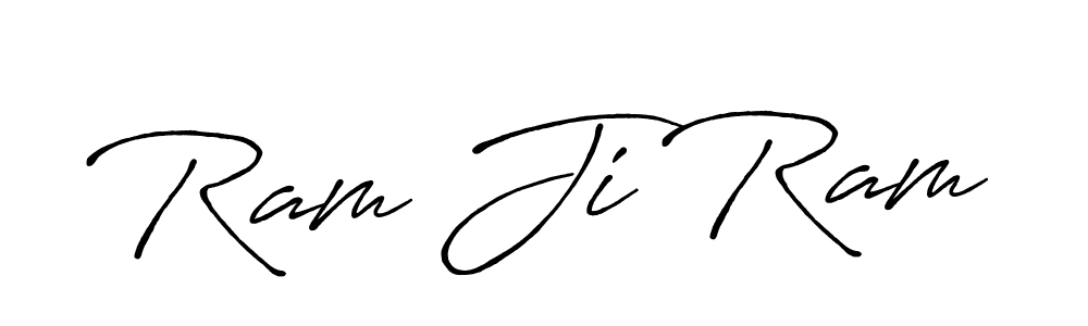 Design your own signature with our free online signature maker. With this signature software, you can create a handwritten (Antro_Vectra_Bolder) signature for name Ram Ji Ram. Ram Ji Ram signature style 7 images and pictures png