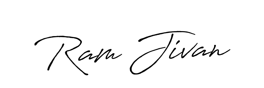 Also we have Ram Jivan name is the best signature style. Create professional handwritten signature collection using Antro_Vectra_Bolder autograph style. Ram Jivan signature style 7 images and pictures png
