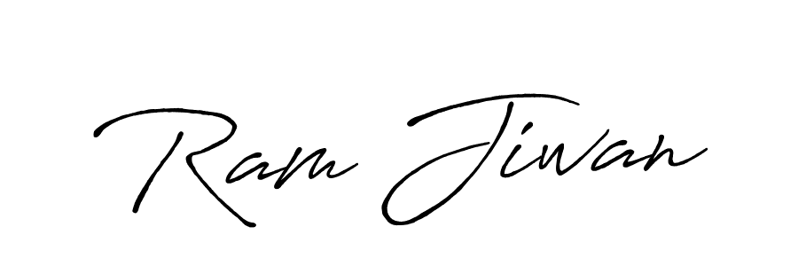 Similarly Antro_Vectra_Bolder is the best handwritten signature design. Signature creator online .You can use it as an online autograph creator for name Ram Jiwan. Ram Jiwan signature style 7 images and pictures png