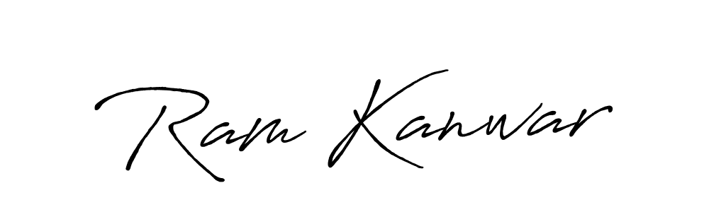 Also we have Ram Kanwar name is the best signature style. Create professional handwritten signature collection using Antro_Vectra_Bolder autograph style. Ram Kanwar signature style 7 images and pictures png