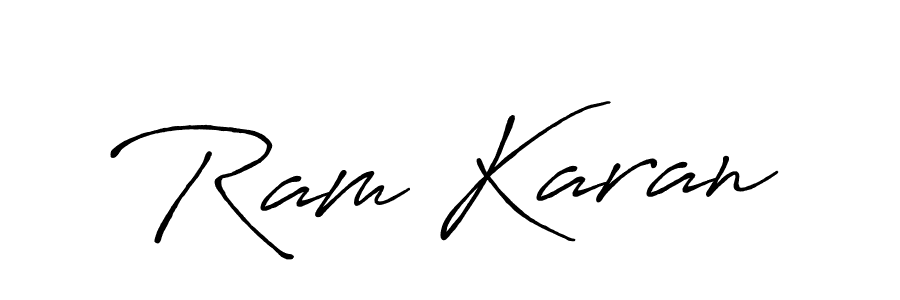 Design your own signature with our free online signature maker. With this signature software, you can create a handwritten (Antro_Vectra_Bolder) signature for name Ram Karan. Ram Karan signature style 7 images and pictures png