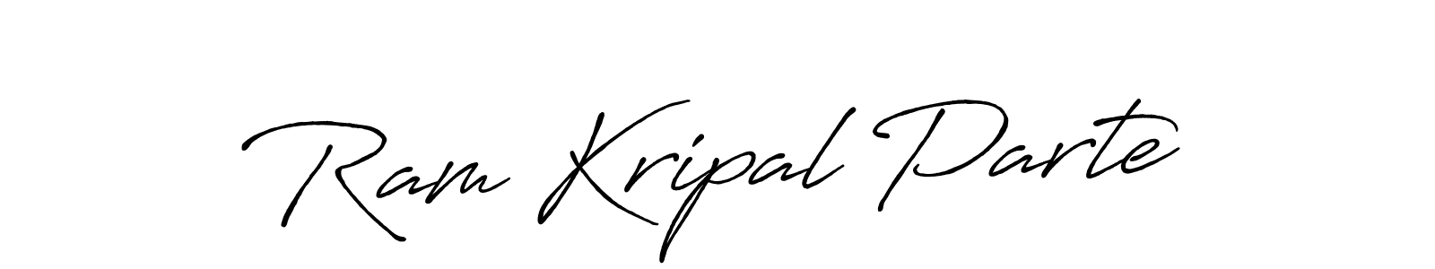 Similarly Antro_Vectra_Bolder is the best handwritten signature design. Signature creator online .You can use it as an online autograph creator for name Ram Kripal Parte. Ram Kripal Parte signature style 7 images and pictures png