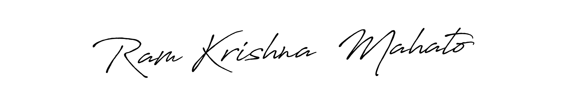 if you are searching for the best signature style for your name Ram Krishna  Mahato. so please give up your signature search. here we have designed multiple signature styles  using Antro_Vectra_Bolder. Ram Krishna  Mahato signature style 7 images and pictures png