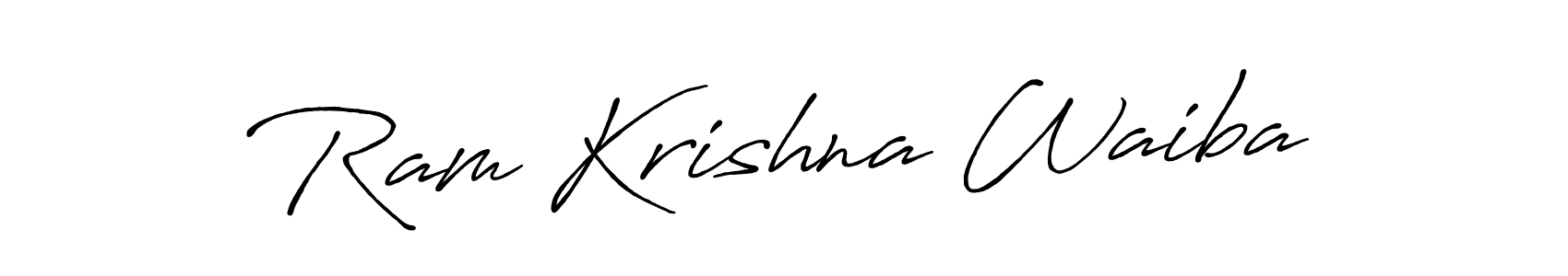 Similarly Antro_Vectra_Bolder is the best handwritten signature design. Signature creator online .You can use it as an online autograph creator for name Ram Krishna Waiba. Ram Krishna Waiba signature style 7 images and pictures png