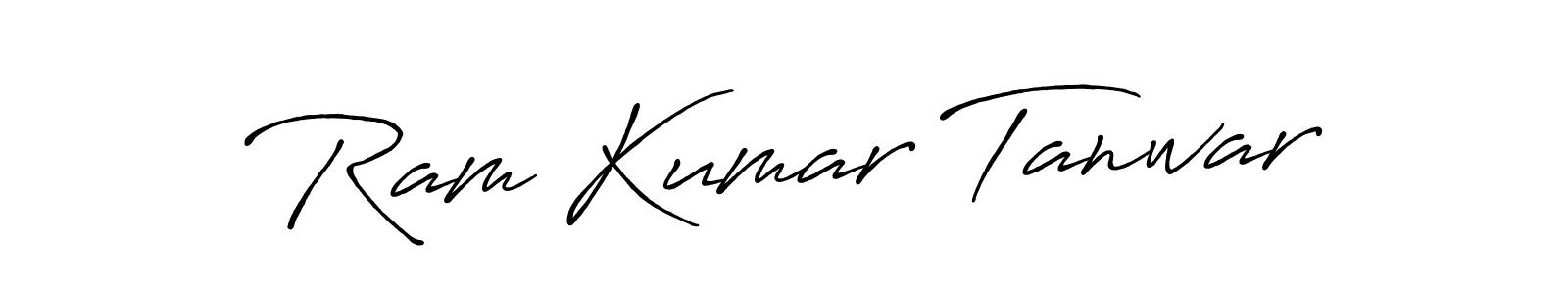 Design your own signature with our free online signature maker. With this signature software, you can create a handwritten (Antro_Vectra_Bolder) signature for name Ram Kumar Tanwar. Ram Kumar Tanwar signature style 7 images and pictures png
