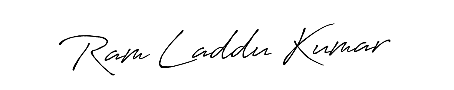 Design your own signature with our free online signature maker. With this signature software, you can create a handwritten (Antro_Vectra_Bolder) signature for name Ram Laddu Kumar. Ram Laddu Kumar signature style 7 images and pictures png