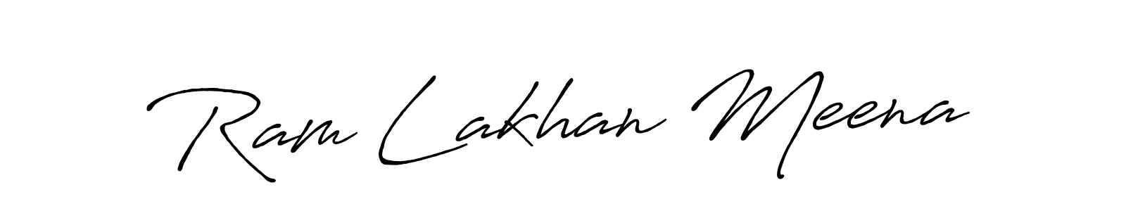 Use a signature maker to create a handwritten signature online. With this signature software, you can design (Antro_Vectra_Bolder) your own signature for name Ram Lakhan Meena. Ram Lakhan Meena signature style 7 images and pictures png